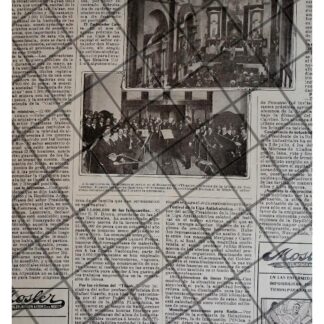 AFICHE ANTIGUO 1912 HONRAN MUSICOS MUERTOS DEL TITANIC