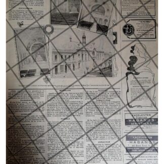 AFICHE ANTIGUO CAPILLA DE CIGARRERA EL BUEN TONO 1912 Y MAS