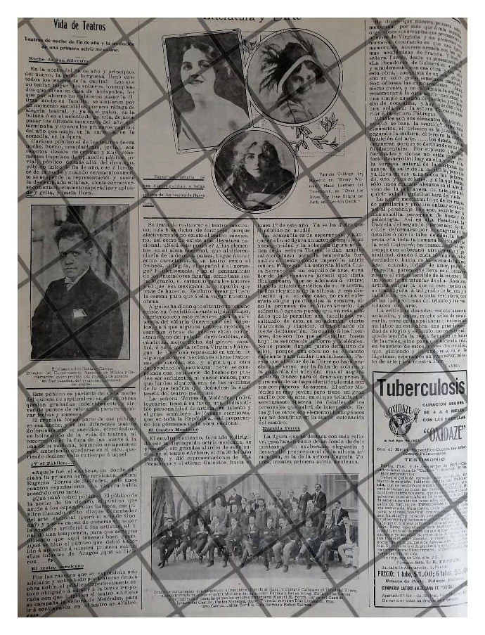 AFICHE ANTIGUO MUSICO. GUSTAVO CAMPA Y OTROS 1912