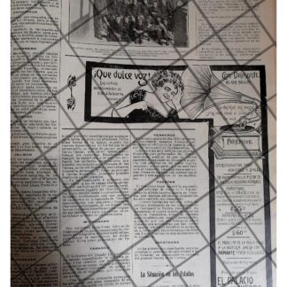 CARTEL PUBLICITARIO ANTIGUO FONOGRAFO PATHEPHONE 1912 ETC