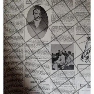 AFICHE RETRO. PEDRO LASCURAIN Y MAS NOTAS 1912