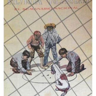 PORTADA ANTIGUA 1912 JUEGO DE CANICAS