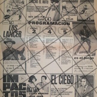 PUBLICIDAD RETRO. TELESISTEMA MEXICANO 1969 (TELEVISA)