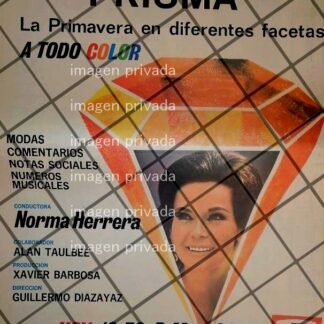 PUBLICIDAD RETRO X.H.G.C CANAL 5 PROGRAMA PRISMA 1969