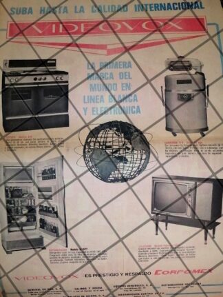 PUBLICIDAD RETRO INICIA VIDEOVOX EN MEXICO 1969