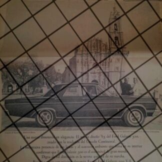 CARTEL RETRO FORD GALAXIE 500 1964. T POSTER