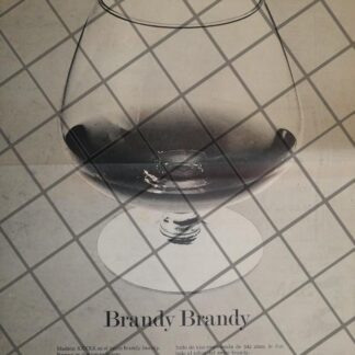 CARTEL PUBLICITARIO RETRO BRANDY MADERO X.X.X.X.X.X 1969 POSTER