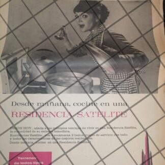 PUBLICIDAD RETRO COLONIA SATELITE D.F. 1969 T. POSTER