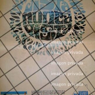 PUBLICIDAD RETRO COLONIA VISA DEL VALLE D.F 1968 T. POSTER