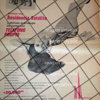 PUBLICIDAD RETRO COLONIA CIUDAD SATELITE D.F. 1969 T. POSTER 3