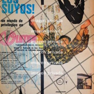 PUBLICIDAD RETRO COLONIA VILLA OLIMPICA. 1969 4 T. POSTER