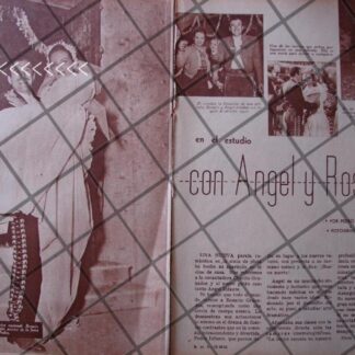 AFICHE ANTIGUO DEBUTA ANGEL INFANTE COMO ESTELAR 1938