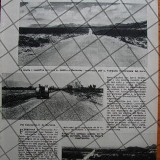 AFICHE ANTIGUO LA CIA. CONSTRUCTORA DEL NORESTE S.A 1937
