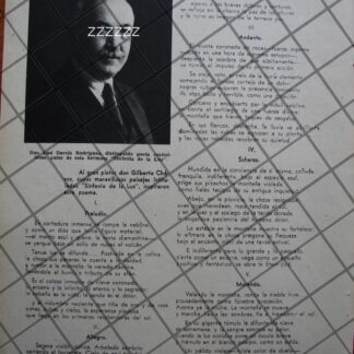 AFICHE INEDITO DE JOSE GARCIA RODRIGUEZ 1937 COAHUILA