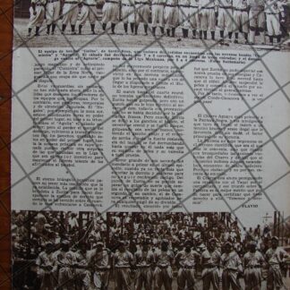 AFICHE RETRO GALLOS DE SANTA ROSA 1937 BEISBOL