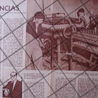 AFICHE ANTIGUO ESCUELA DE MICHEL CODORETT EN ERONGARICUARO 1937