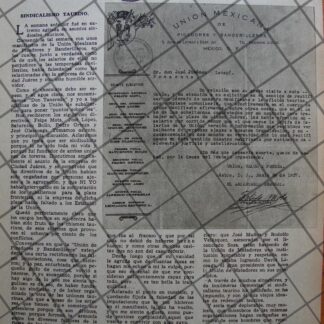 AFICHE ANTIGUO, SINDICATO DE PICADORES Y BANDERILLEROS 1937