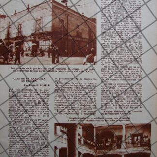 AFICHE ANTIGUO CASA DE LA MARQUESA DE ULUAPA 1939