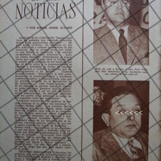 AFICHE ANTIGUO. INCIOS DE FIDEL VELAZQUEZ 1952