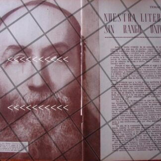 AFICHE ANTIGUO. ERASMO CASTELLANOS QUINTO 1952