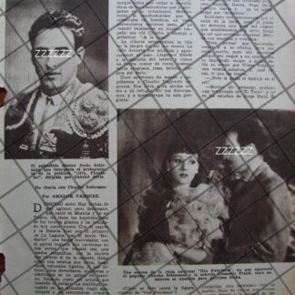 AFICHE ANTIGUO. DEBUT DE JESUS SOLORZANO EN EL CINE 1937