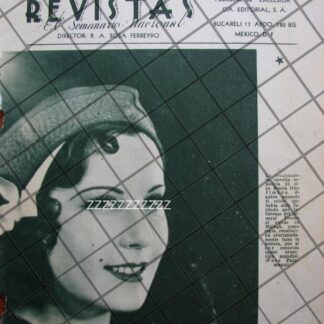 AFICHE ANTIGUO ROSITA DIAZ JIMENO EN MEXICO 1937