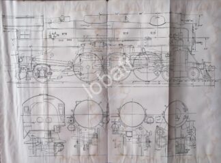 GRABADO ANTIGUO LOCOMOTORA CLASE K-3 1928 / A7