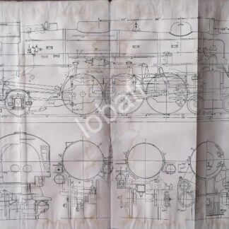 GRABADO ANTIGUO LOCOMOTORA CLASE K-3 1928 / A7