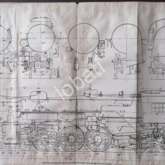 GRABADO ANTIGUO LOCOMOTORA U.S. L. PACIFIC 1928 / A8