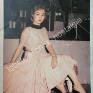 CARTEL ANTIGUO ORIGINAL DE NOTA. EVA CALVO 1956 /FEP