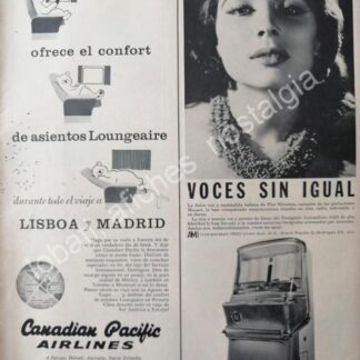 CARTEL ANTIGUO ORIGINAL DE FLOR SILVESTRE Y LAS ROCKOLAS AMI 1956 / FEP