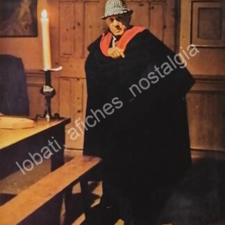 CARTEL ANTIGUO ORIGINAL DE FOTO GRABADO . EL PINTOR PICASSO 1960s