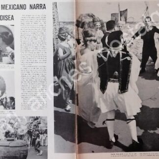 CARTEL ANTIGUO ORIGINAL DE REPORTAJE SOBRE CANTINFLAS 1964