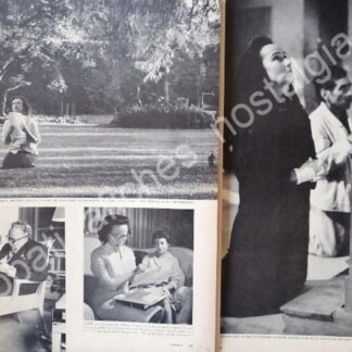 CARTEL ANTIGUO ORIGINAL DE REPORTAJE SOBRE DOLORES DEL RIO 1950s