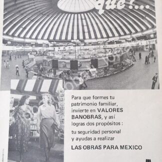 CARTEL ANTIGUO ORIGINAL DE BANCO BANOBRAS S.A 1979 /202