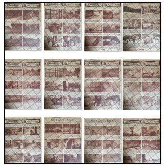 30 AFICHES ANTIGUOS BARRIOS DE LA CIUDAD DE MEXICO 1950s