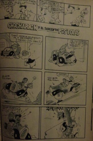 TIRA COMICA ANTIGUA. 1939 CHICHARRIN Y EL SARGENTO PISTOLAS, ARMANDO GUERRERO EDWARDS 6
