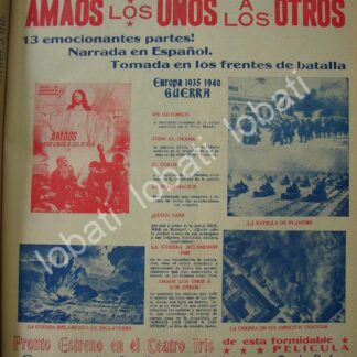 CARTEL ANTIGUO ORIGINAL DE PELICULA AMAOS LOS UNOS A LOS OTROS 1941 /N68 SGM