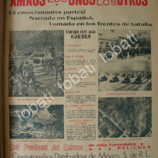CARTEL ANTIGUO ORIGINAL DE PELICULA AMAOS LOS UNOS A LOS OTROS 1941 /SGM