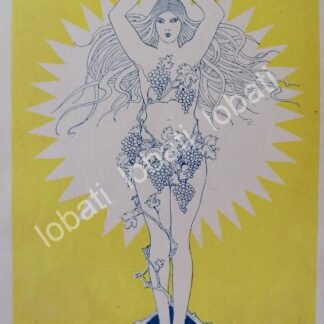 CARTEL ANTIGUO ORIGINAL DE AFICHE ART NOUVEAU VINOS CINZANO 1920s /452