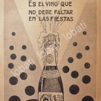 CARTEL ANTIGUO ORIGINAL DE AFICHE ART NOUVEAU VINOS CINZANO 1920s /452