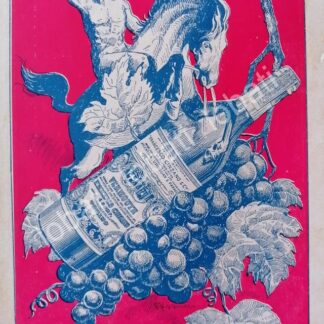 CARTEL ANTIGUO ORIGINAL DE AFICHE ART NOUVEAU VINOS CINZANO 1920s /449