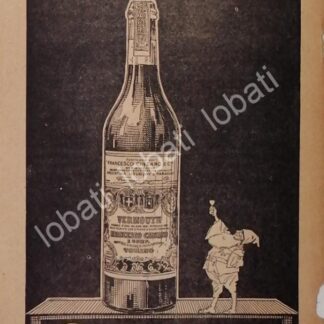 CARTEL ANTIGUO ORIGINAL DE VINOS CINZANO VERMOUTH AÑOS 20s /446
