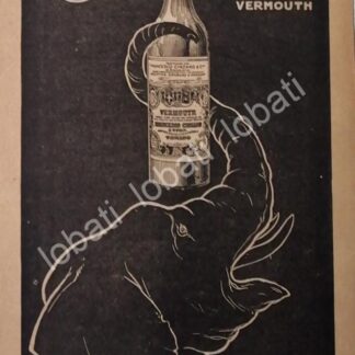 CARTEL ANTIGUO ORIGINAL DE AFICHE ART NOUVEAU VINOS CINZANO 1920s /434