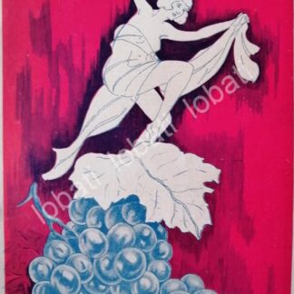 CARTEL ANTIGUO ORIGINAL DE AFICHE ART NOUVEAU VINOS CINZANO 1920s /422