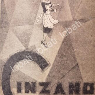 CARTEL ANTIGUO ORIGINAL DE VINOS CINZANO 1920s /420