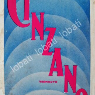CARTEL ANTIGUO ORIGINAL DE VINOS CINZANO 1920s /419