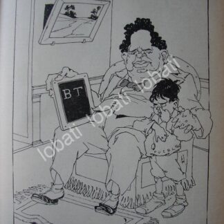 CARICATURA ANTIGUA 1914 QUERIDO MOHENO Y EL PUEBLO