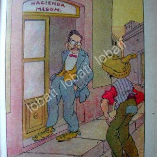 CARICATURA ANTIGUA 1914 ADOLFO DE LA LAMA. / plt