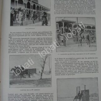 CARTEL ANTIGUO ORIGINAL DE CARRERAS EN EL CLUB HIPICO ALEMAN 1909 /ASM